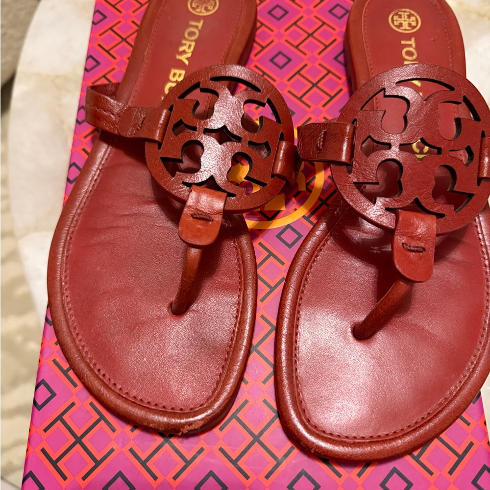 Tory Burch Poinsettia Miller Sandals